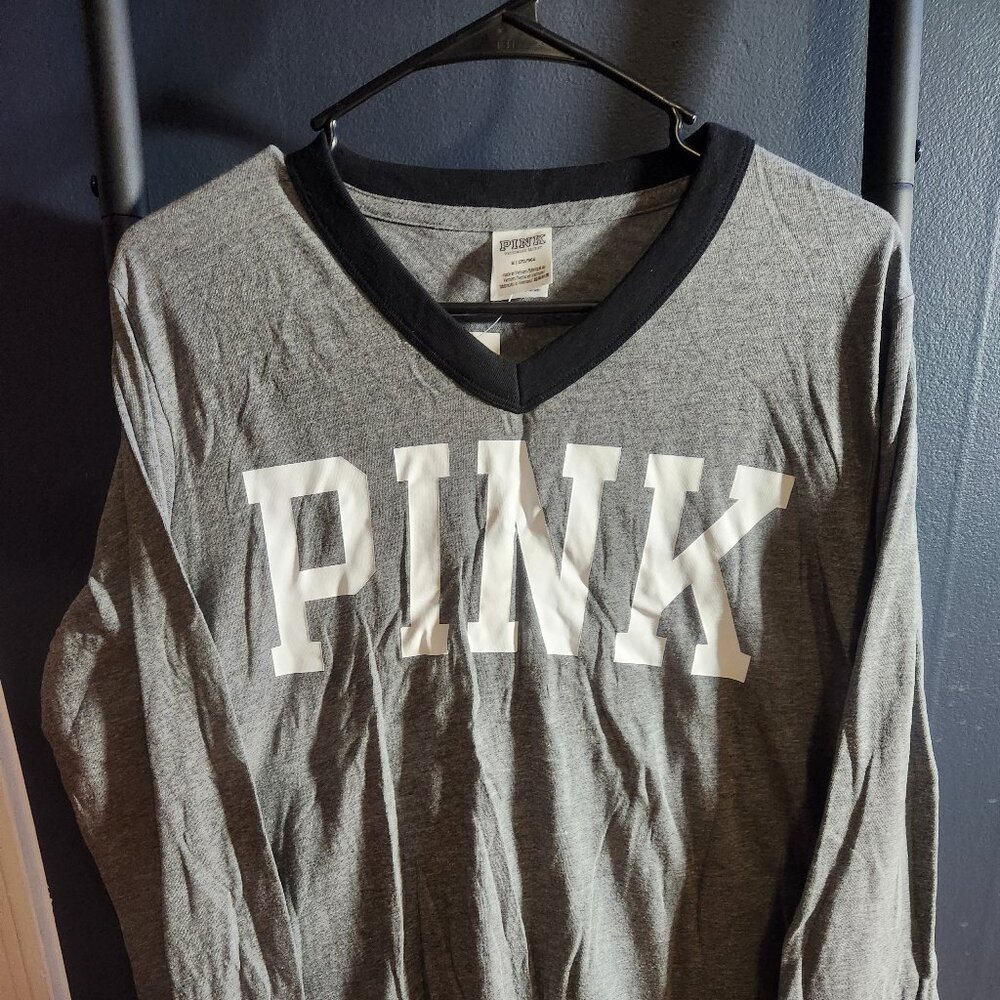 Pink Victoria's Secret Long Sleeve Tee